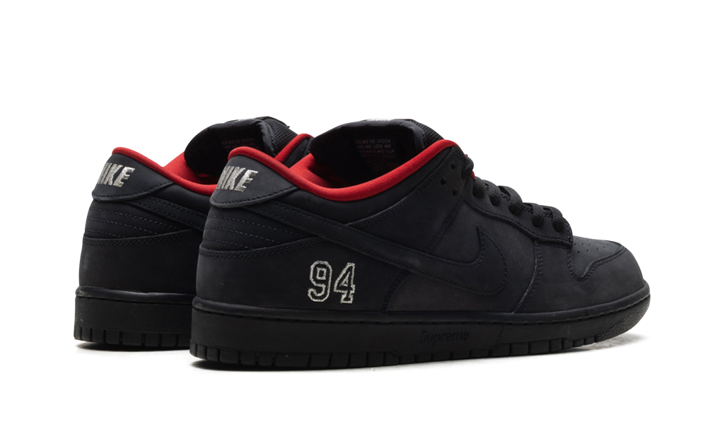 Supreme x Nike SB Dunk Low Black HQ8487-001 | 2025 Collaboration