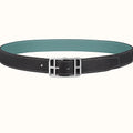 HM Cape Cod 32mm Reversible Belt Green Black Leather 187796