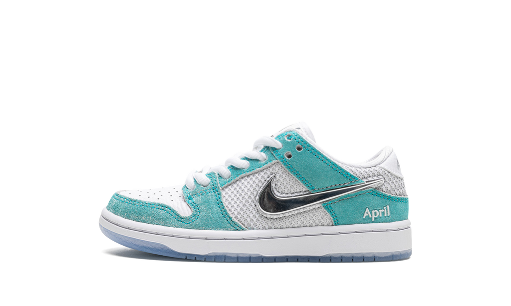 Nike SB Dunk Low PS "April Skateboards" - Kids' Skate Shoe FZ6106 300