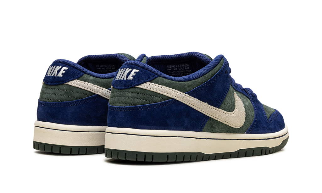 Nike SB Dunk Low Deep Royal Blue HF3704-400 | Vintage Green & Navy Skate Shoe