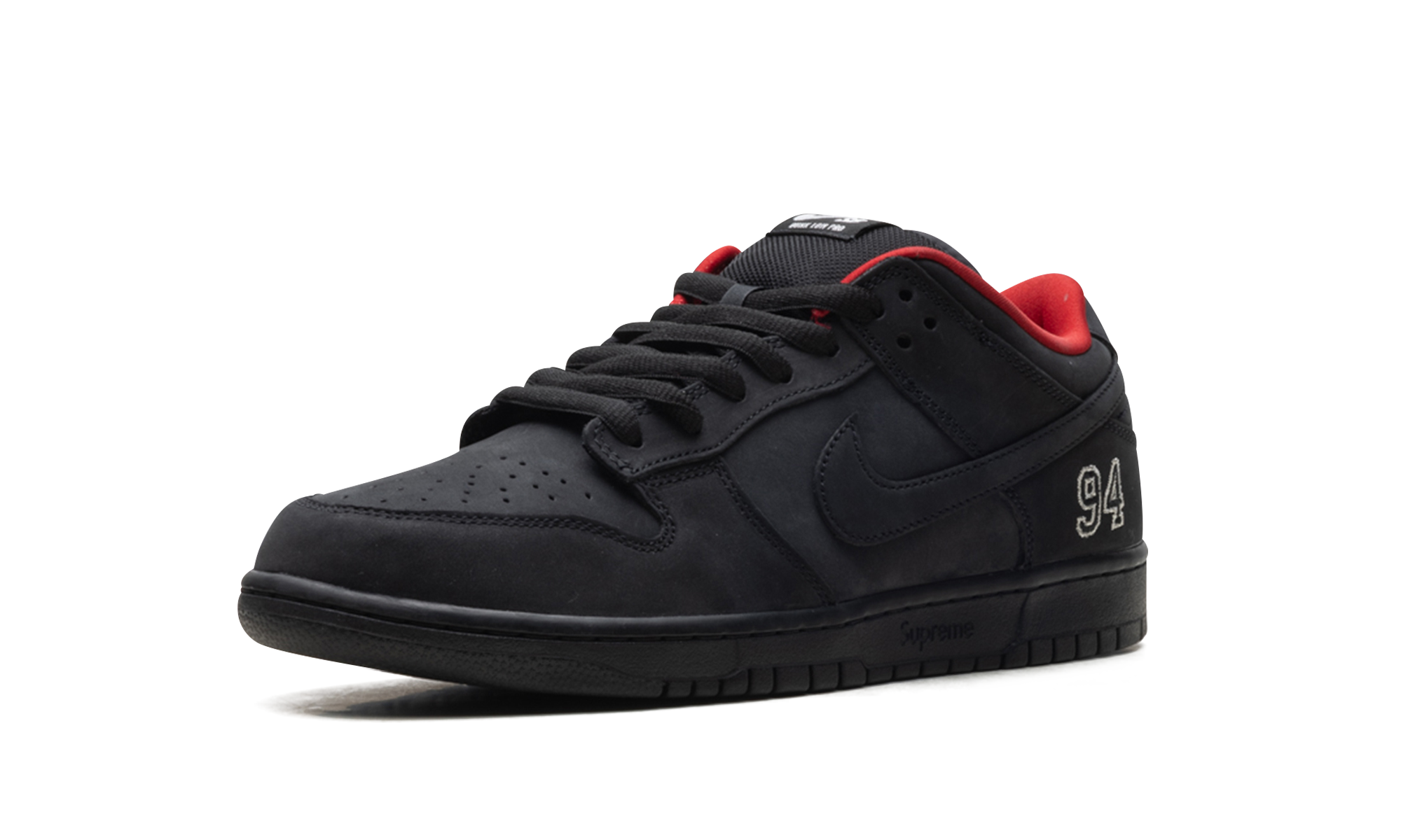 Supreme x Nike SB Dunk Low Black HQ8487-001 | 2025 Collaboration