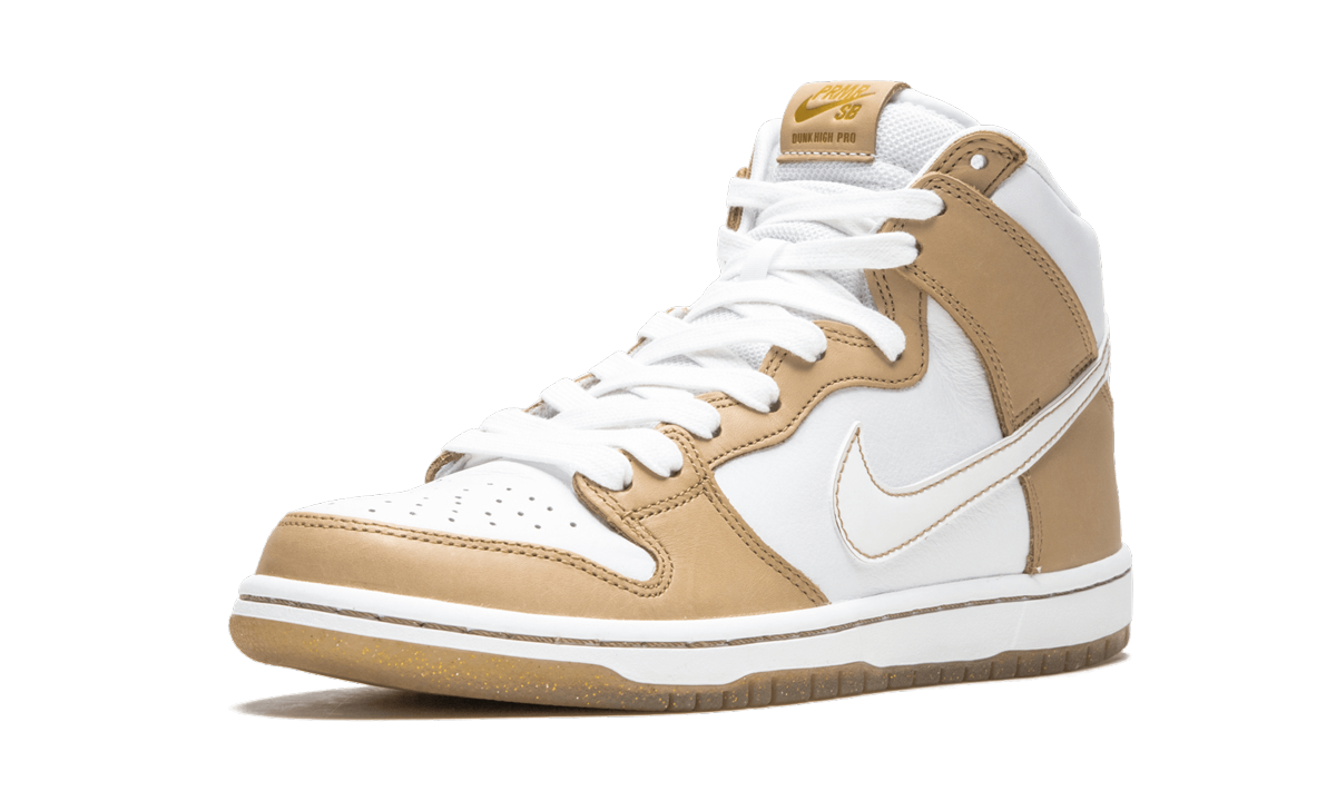 Nike SB Dunk High Premier "Win Some, Lose Some" - Vachetta Tan Leather Skate Shoe