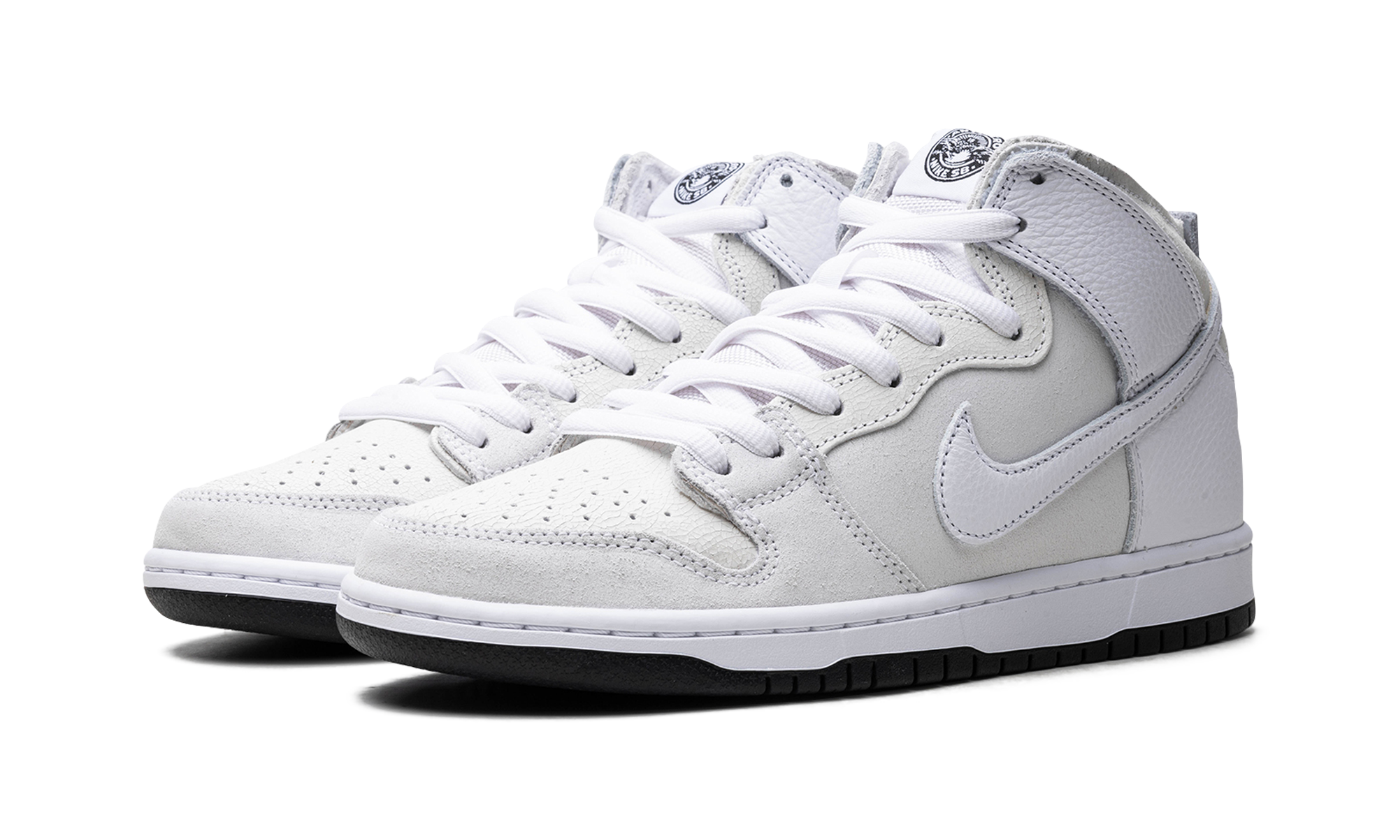 Nike SB Dunk High Antihero Wolf Grey HM5837 100 | Cracked Leather Skate Sneaker