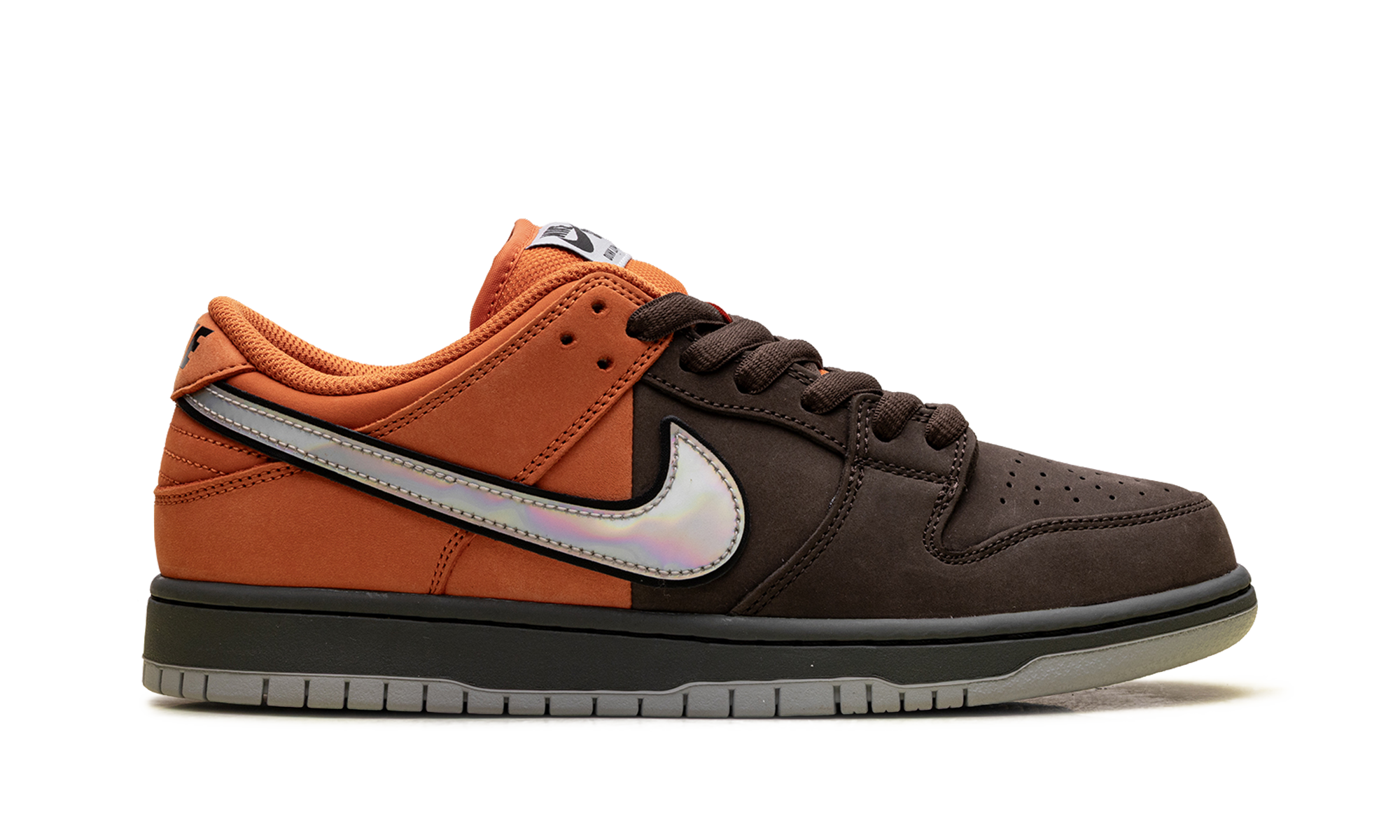 Nike SB Dunk Low Pro Muni Fast Pass - Safety Orange & Baroque Brown Skate Shoes