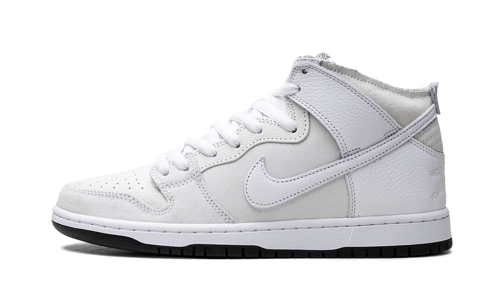 Nike SB Dunk High Antihero Wolf Grey HM5837 100 | Cracked Leather Skate Sneaker