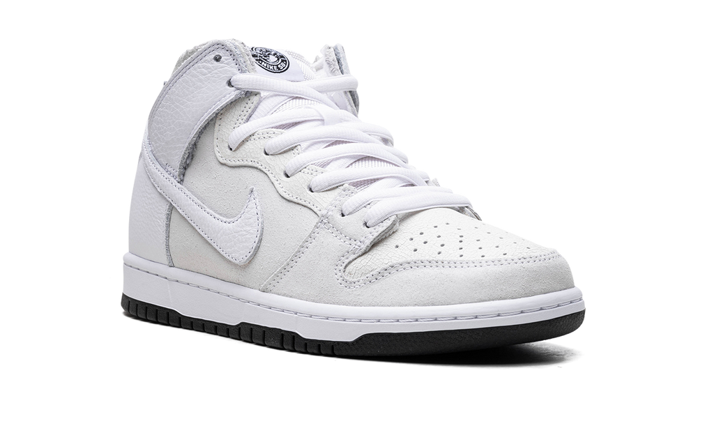 Nike SB Dunk High Antihero Wolf Grey HM5837 100 | Cracked Leather Skate Sneaker