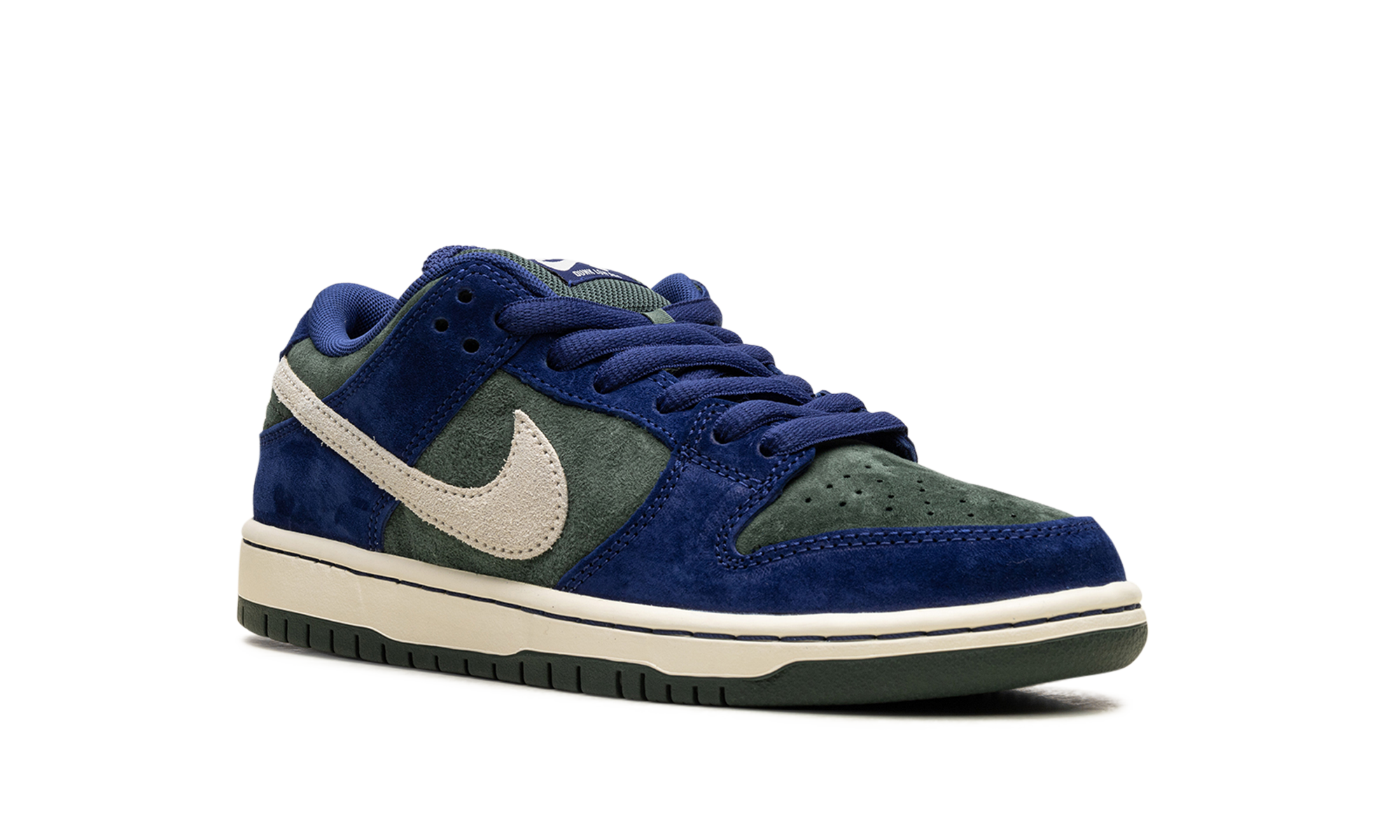 Nike SB Dunk Low Deep Royal Blue HF3704-400 | Vintage Green & Navy Skate Shoe