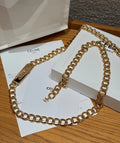 CL 2026 Gold Nameplate Chain Belt