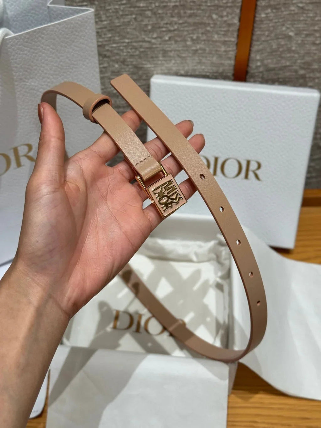CD 2026 Miss Dior Belt 15mm Smooth Calfskin