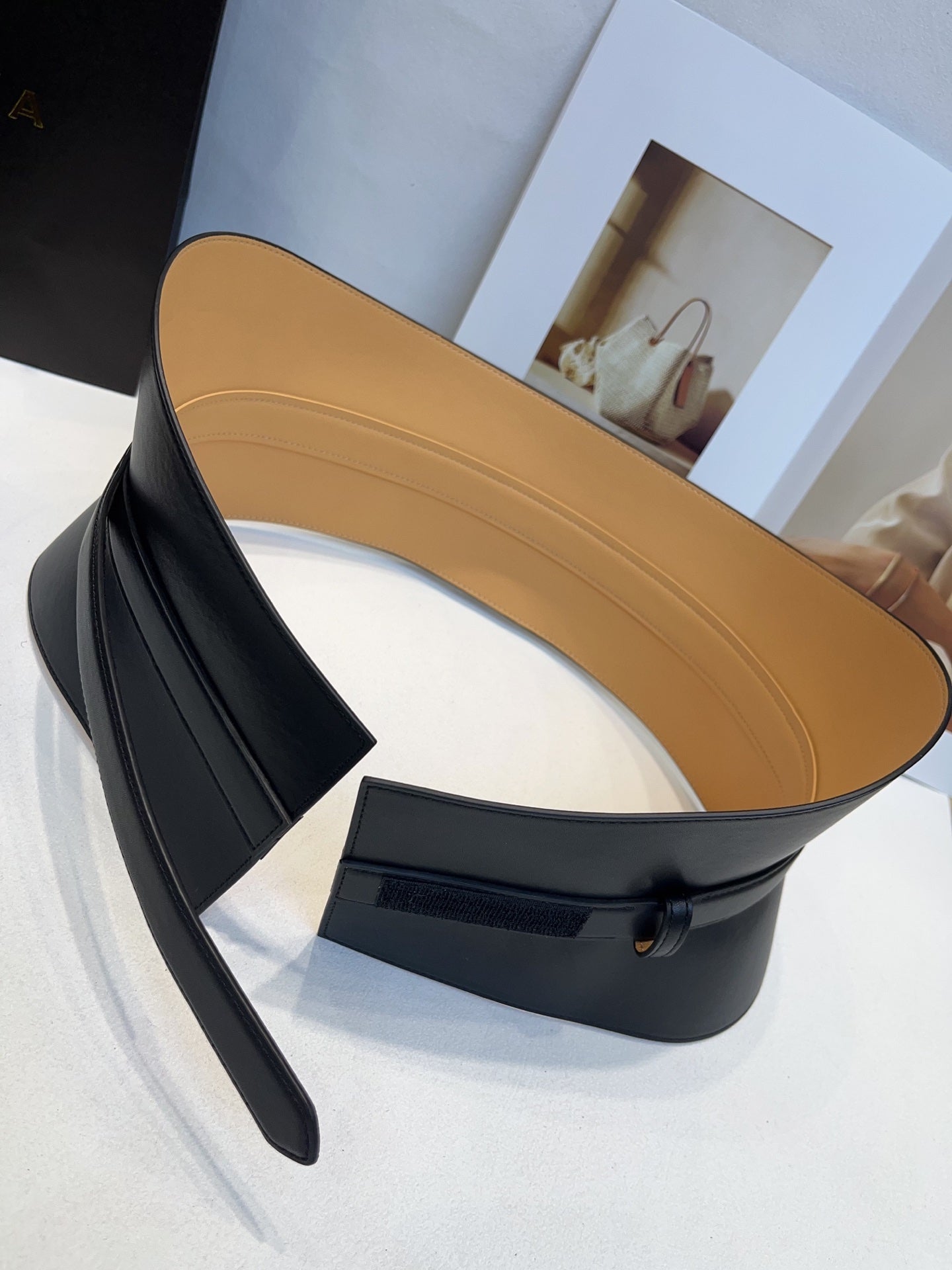 Alaia 26s Belt Black Sheepskin 203472