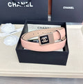 CC 3.0cm Belt Light Pink Lambskin 209361