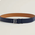 HM 35mm Romain Belt Midnight Blue Leather 188399
