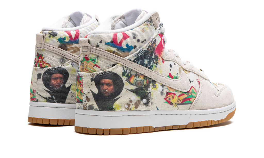 Supreme x Nike SB Dunk High Rammellzee FD8779-100 | Collaborative Skate Sneaker
