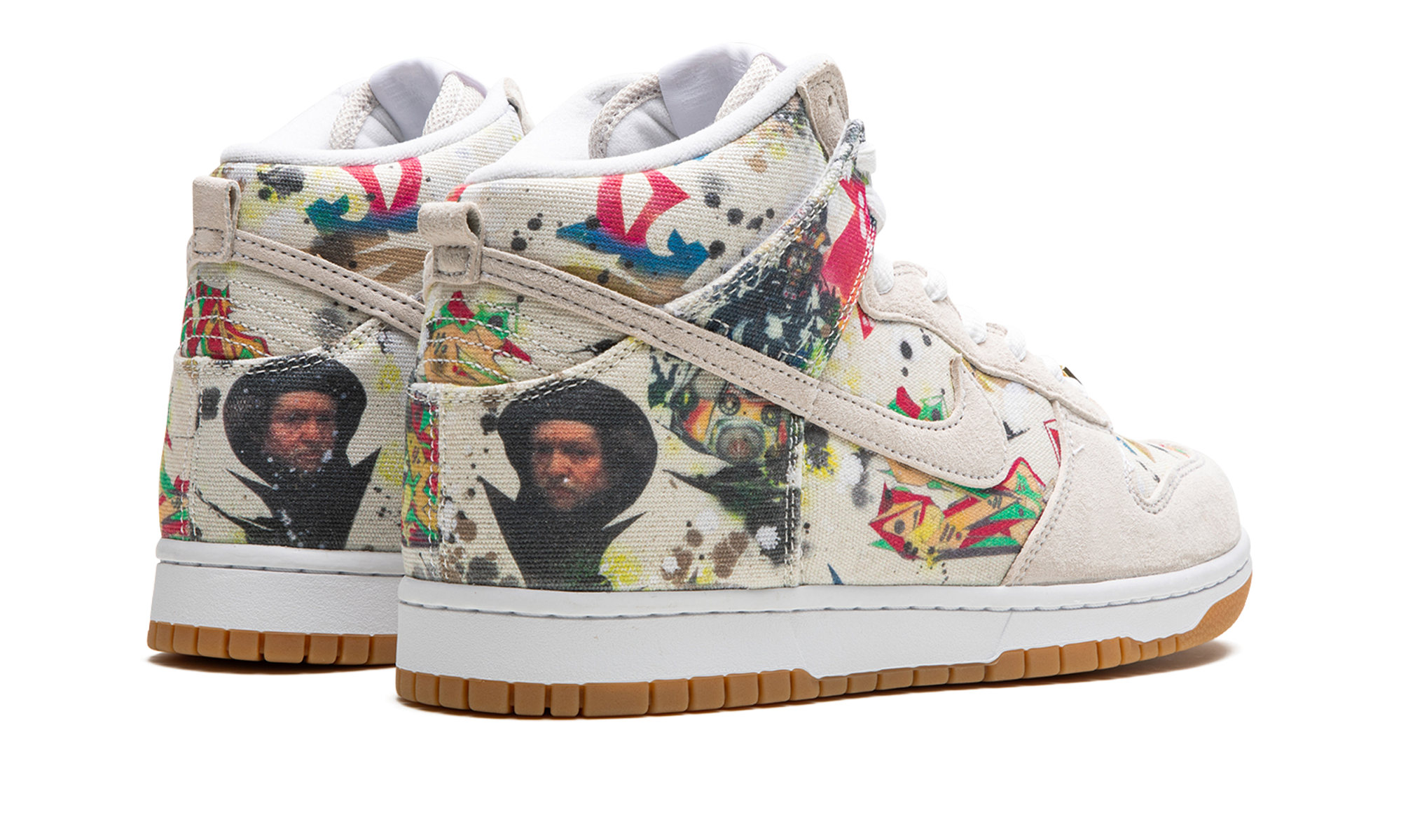 Supreme x Nike SB Dunk High Rammellzee FD8779-100 | Collaborative Skate Sneaker