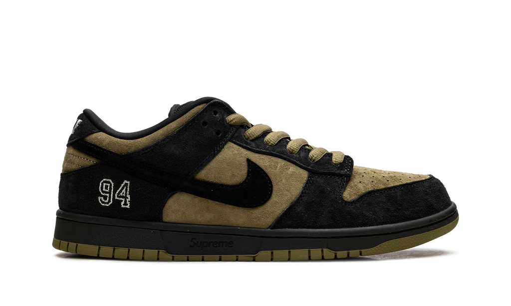 Supreme x Nike SB Dunk Low Camper Green HQ8487-300 | Spring 2025 Release