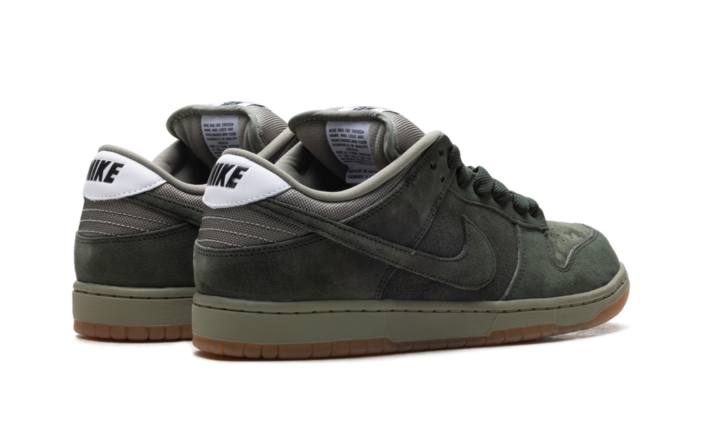 Nike SB Dunk Low Pro B Sequoia - Dark Green Suede Skate Shoe HJ0367 301