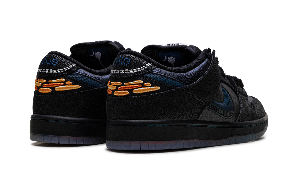 Nike SB Dunk Low Pro Bluetile Skateboards Black Pitch Blue Monarch Butterfly
