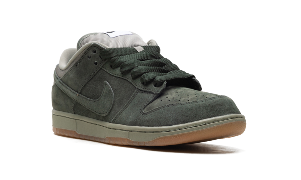 Nike SB Dunk Low Pro B Sequoia - Dark Green Suede Skate Shoe HJ0367 301