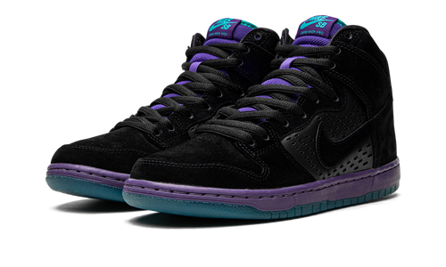 Nike SB Dunk High Pro Black Grape 313171-027 | Jordan-Inspired Vintage Skateboarding Sneaker