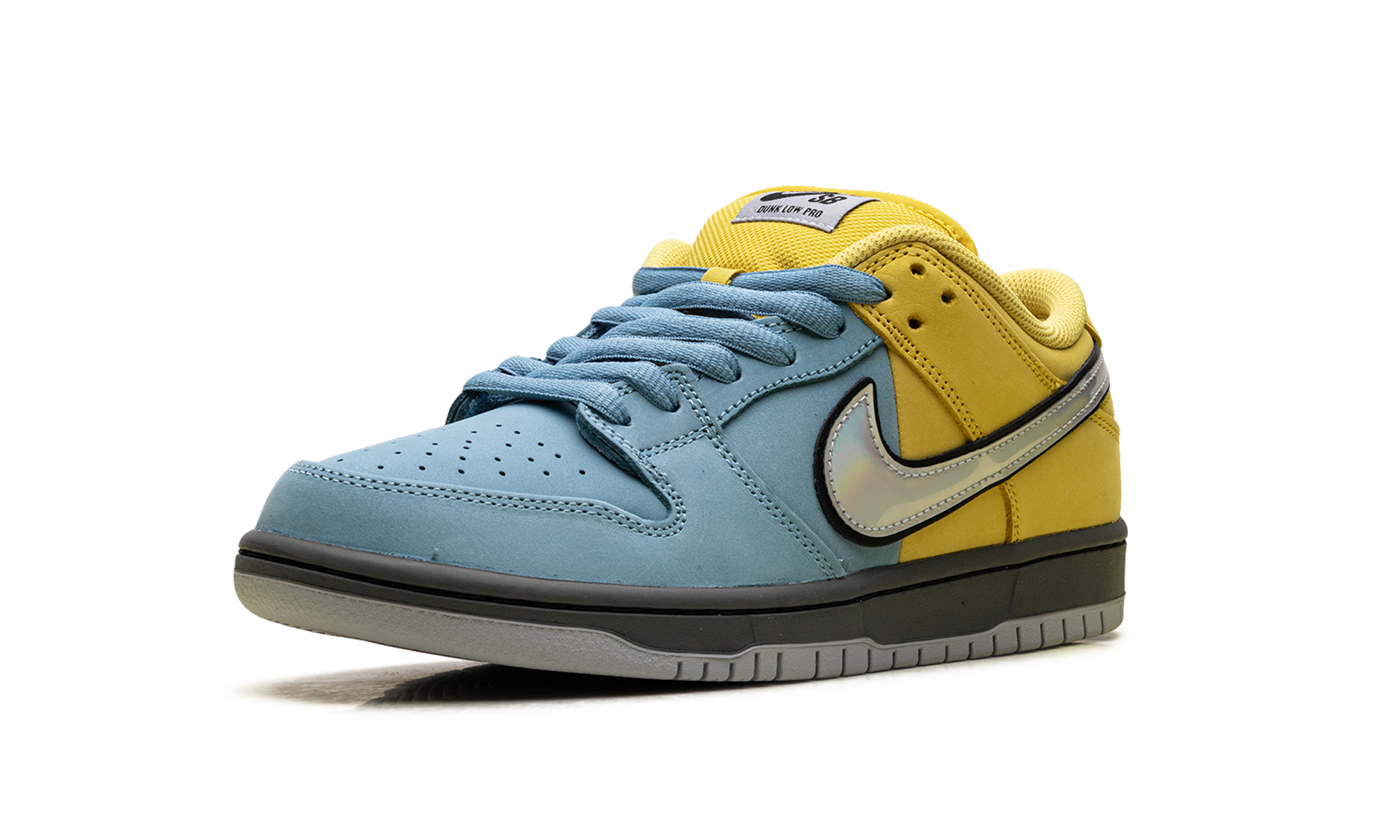 Nike SB Dunk Low Pro Muni Fast Pass - Lightning Yellow & Denim Turquoise Skate Shoe