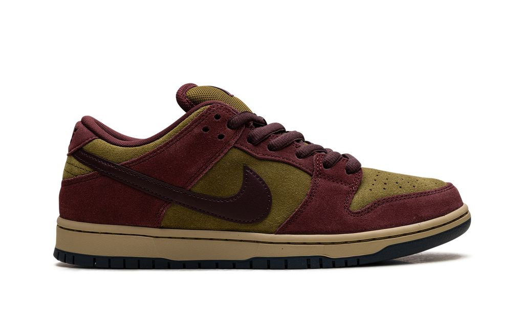 Nike SB Dunk Low Burgundy Crush Olive Flak - HQ1625-600