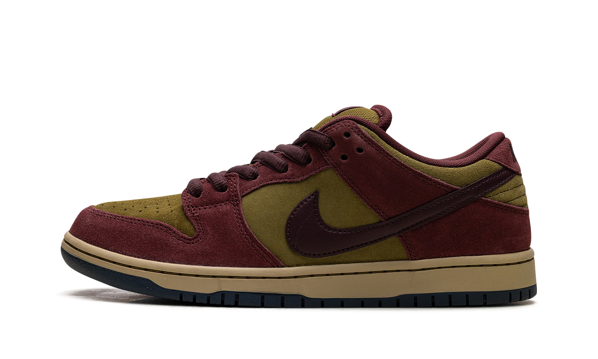 Nike SB Dunk Low Burgundy Crush Olive Flak - HQ1625-600